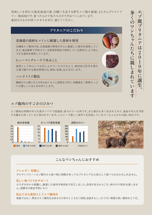 Britannia エゾ鹿ビスケット じゃがいも