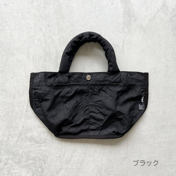 エアバッグ生地のトートバッグ_ブラック1