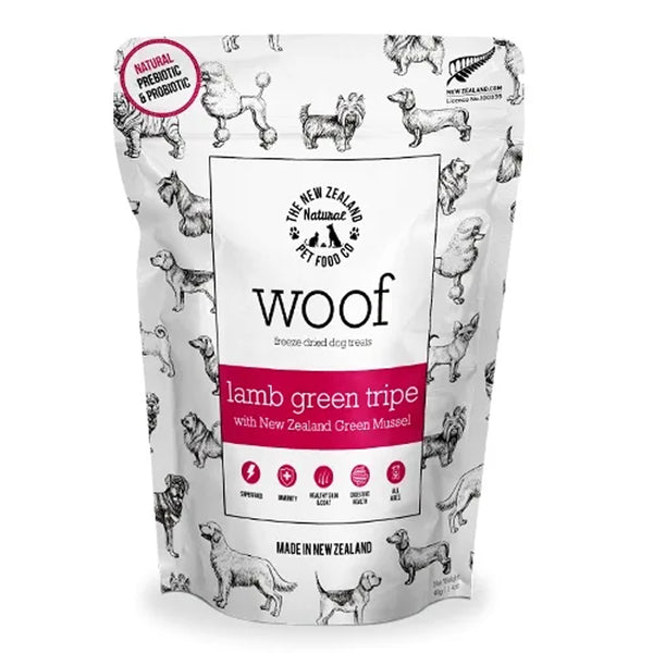 woof ラムグリーントライプ with 緑イ貝