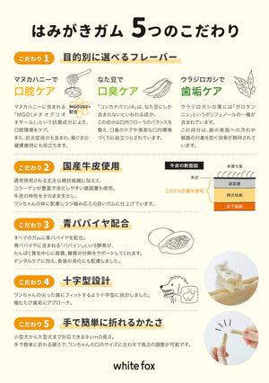 マヌカハニーのはみがきガム