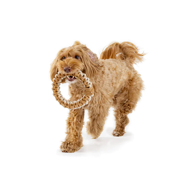 レザー＆コットンリング